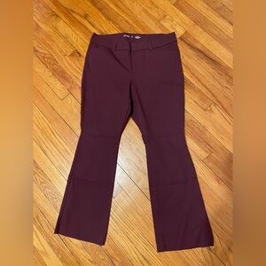 Old Navy, Burgundy, High Rise, Pixie Flare women’s Pants size 14 Petite